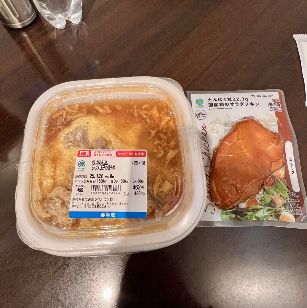 ある日の筆者の昼食